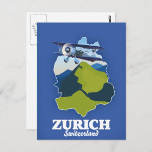 Zürich Region Schweiz Karte