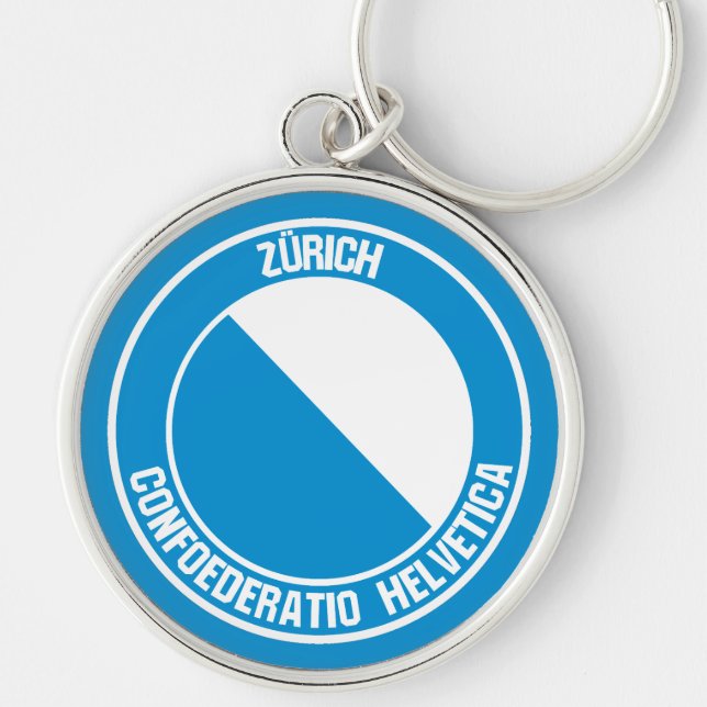 Zürich-RundEmblem Schlüsselanhänger (Vorne)