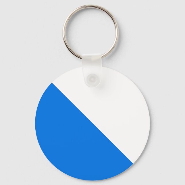 Zürich, Schweiz-Flagge Schlüsselanhänger (Vorderseite)