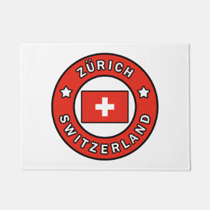 Zürich Schweiz Fußmatte