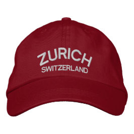 Zürich* Schweiz Klassische Cap Bestickte Kappe