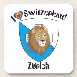 Zürich Schweiz Kork-Untersetzer Untersetzer