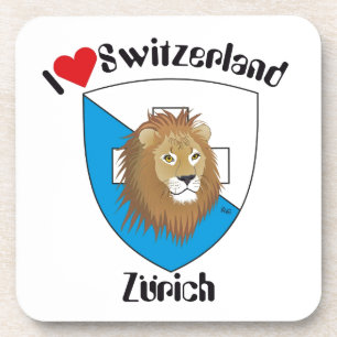 Zürich Schweiz Kork-Untersetzer Untersetzer