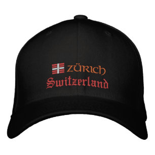 Zürich & Schweiz Mode / Patrioten der Schweizer Fl Bestickte Baseballkappe
