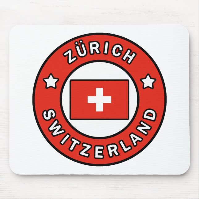 Zürich Schweiz Mousepad (Vorne)