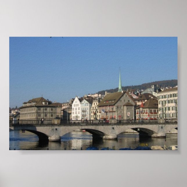 Zürich, Schweiz Poster (Vorne)