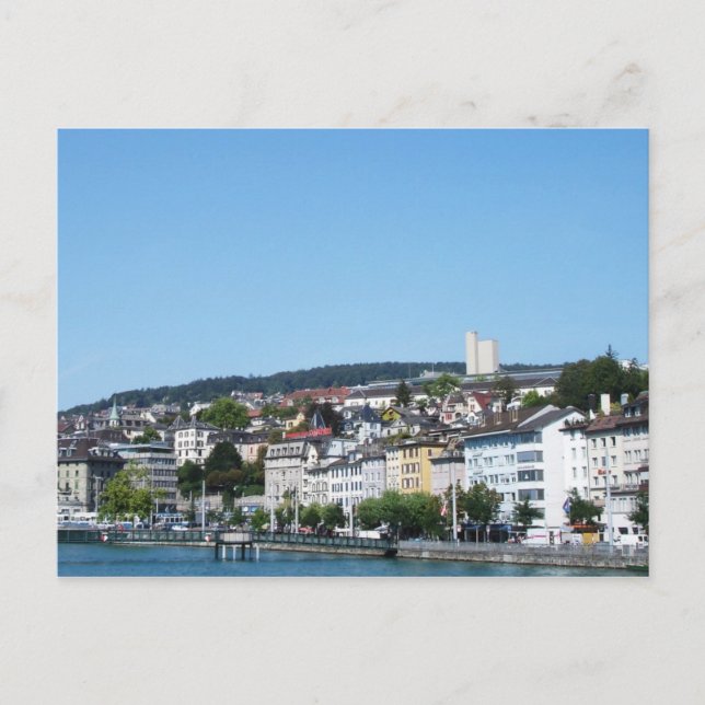 Zürich Schweiz Postkarte (Vorderseite)