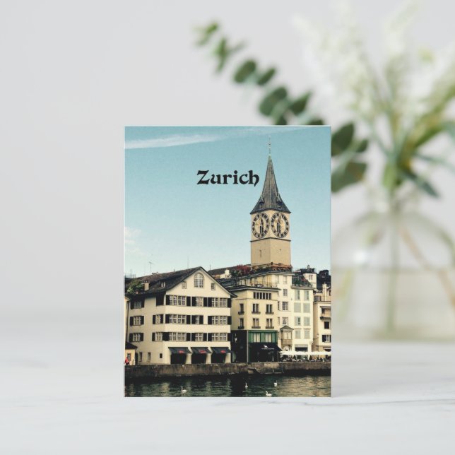 Zürich, Schweiz Postkarte (Stehend Vorderseite)