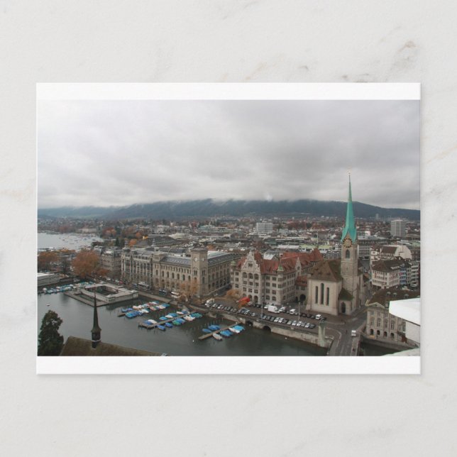 Zürich, Schweiz Postkarte (Vorderseite)
