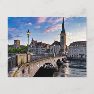 Zürich, Schweiz Postkarte