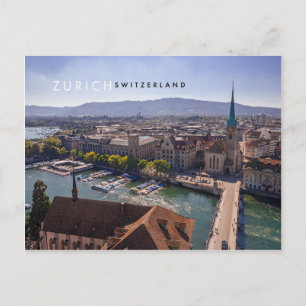 Zürich, Schweiz Postkarte