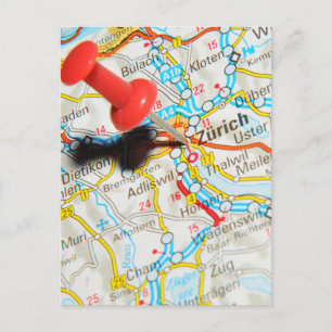 Zürich, Schweiz Postkarte