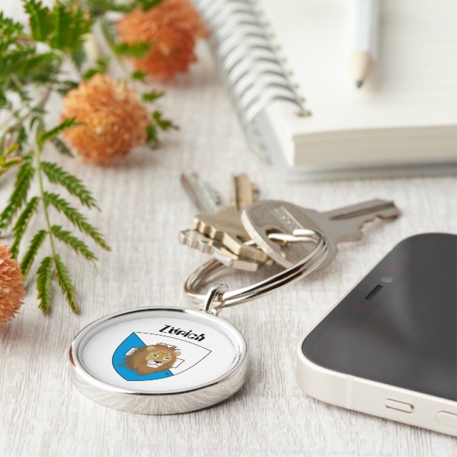 Zürich Schweiz Schlüsselanhänger (Seite)