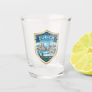 Zürich Schweiz Schnapsglas