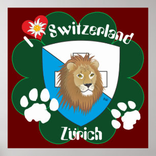 Zürich Schweiz Schweiz Poster