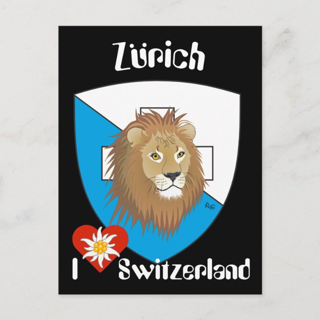 Zürich Schweiz Schweiz Postkarte (Vorderseite)