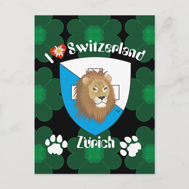 Zürich Schweiz Schweiz Postkarte (Vorderseite)