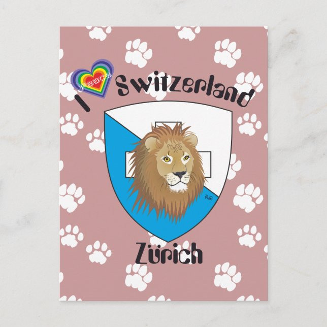 Zürich Schweiz Schweiz Postkarte (Vorderseite)