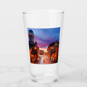 Zürich Schweiz Sonnenuntergang Glas