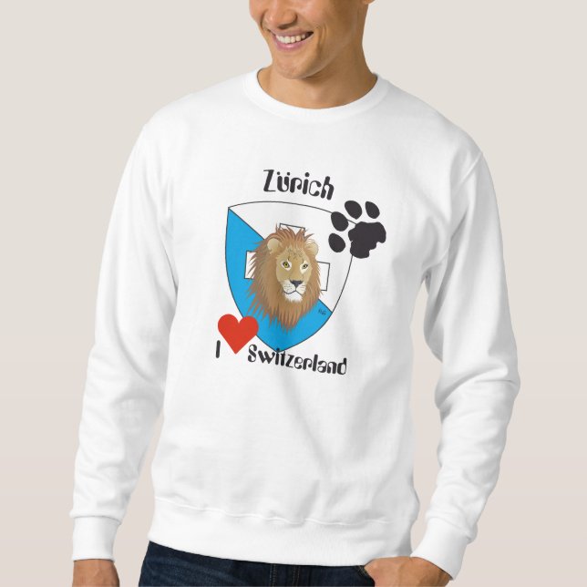 Zürich - Schweiz - Suisse - Svizzera   Sweat-Shirt Sweatshirt (Vorderseite)