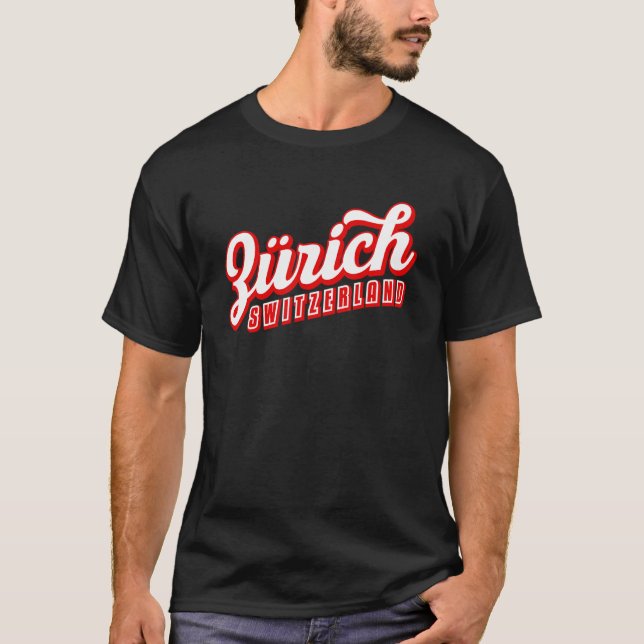 Zürich Schweiz T-Shirt (Vorderseite)