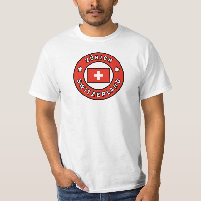 Zürich Schweiz T-Shirt (Vorderseite)