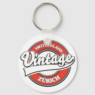 Zürich Schweiz vintage Logo Schlüsselanhänger