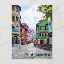 Zürich-Straße Postkarte
