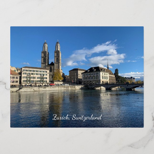 Zurich Switzerland Postkarte (Vorderseite)
