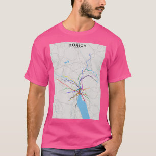 Zürich Transit Map T-Shirt