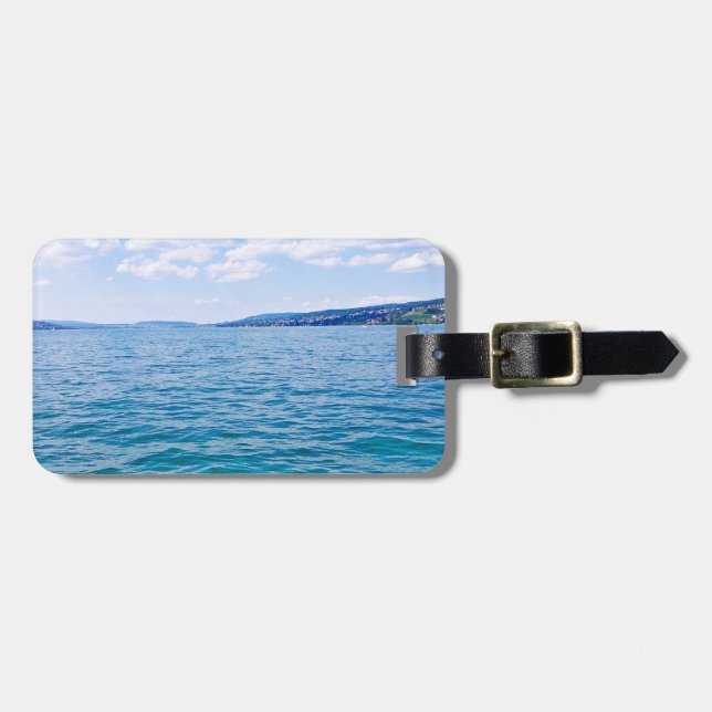 Zürichsee Gepäckanhänger (Vorderseite horizontal)