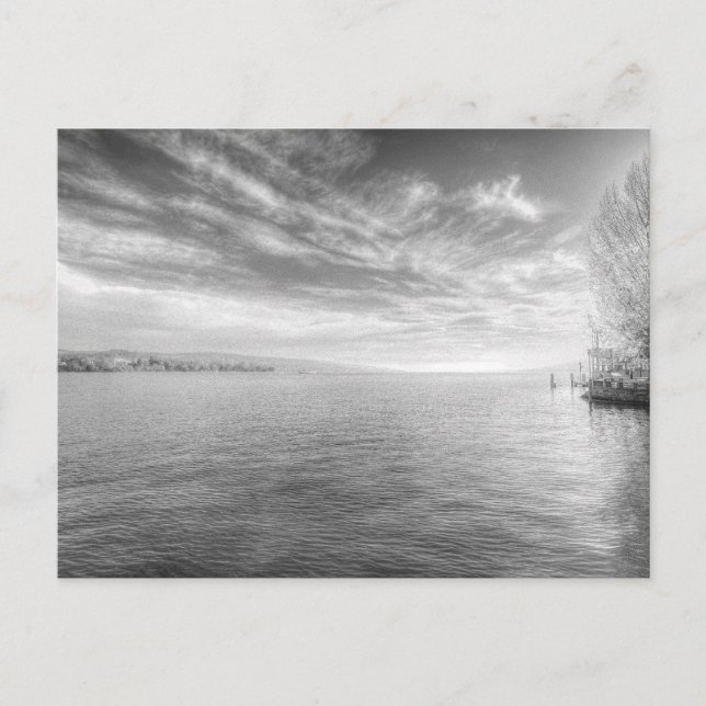 Zürichsee Infrared Feiertagspostkarte (Vorderseite)