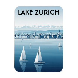 Zürichsee Schweiz Reise Magnet