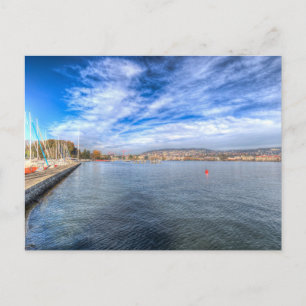 Zürichsee Vista Feiertagspostkarte