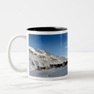 Zurs Lech am Arlberg Österreichische Alpen Österre Zweifarbige Tasse