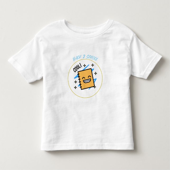 Zurück 2 Schule Cool School Beginnen T - Shirt (Vorderseite)