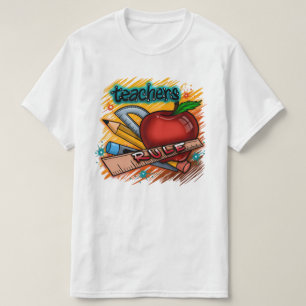 Zurück 2 Schullehrer Regel T-Shirt