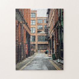 Zurück Alley Big City Image Landschaftlich Puzzles