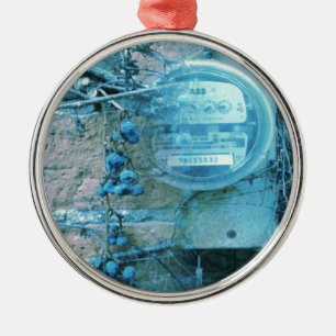 Zurück Alley View Blues Tint Silbernes Ornament