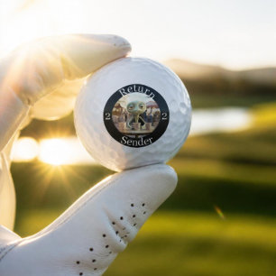 Zurück an Absender lustiger Außerirdischer Golfball