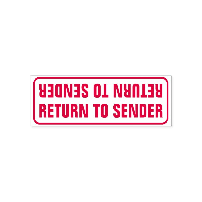 "ZURÜCK AN DEN ABSENDER" PERMASTEMPEL (Design)