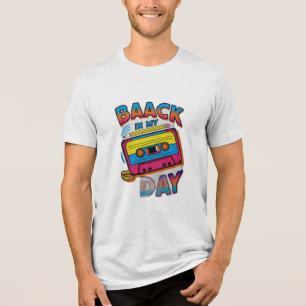 Zurück an meinem Tag Tri-Blend Shirt
