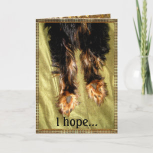 Zurück auf den Füßen Anpassbar Karte