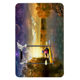 Zurück auf meinem mobilen Foto-Magnet Magnet