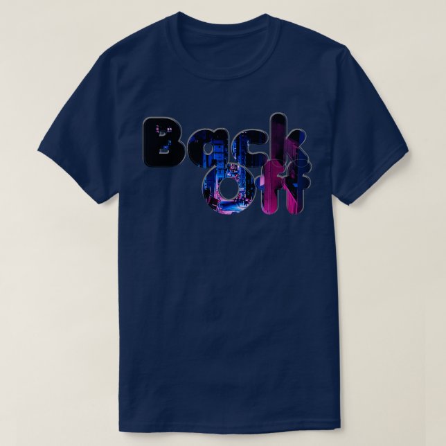 Zurück aus 1 T-Shirt (Design vorne)