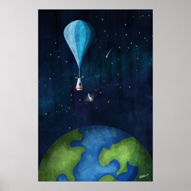 Zurück aus der Leerlaufkante Poster (Vorne)