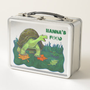 Zurück aus Personalisiertem Tortoise Luchbox Metall Lunch Box