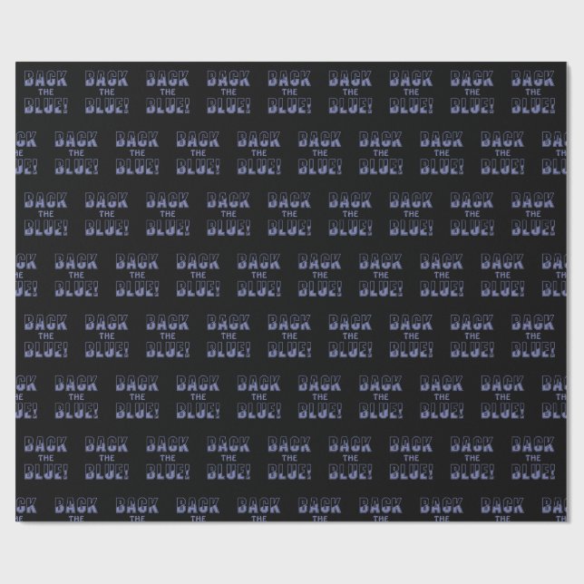ZURÜCK BLAU GESCHENKPAPIER (Flach)