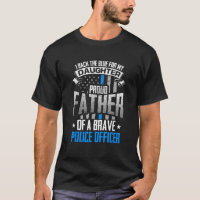 Zurück das Blau für meine Tochter stolz Vater Poli