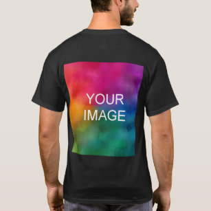 Zurück Design Hinzufügen von Bildvorlage ersetzen  T-Shirt